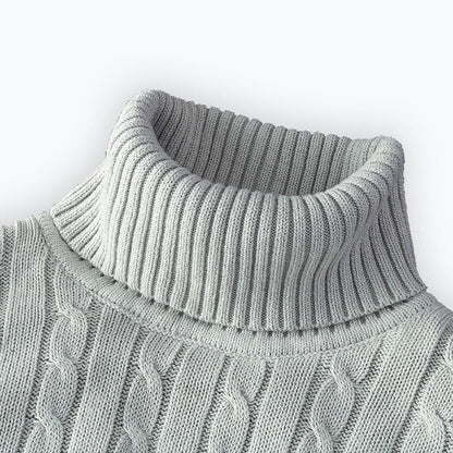 Klaus Men's Turtleneck Sweater – Elegant Comfortable High-End Knitwear
