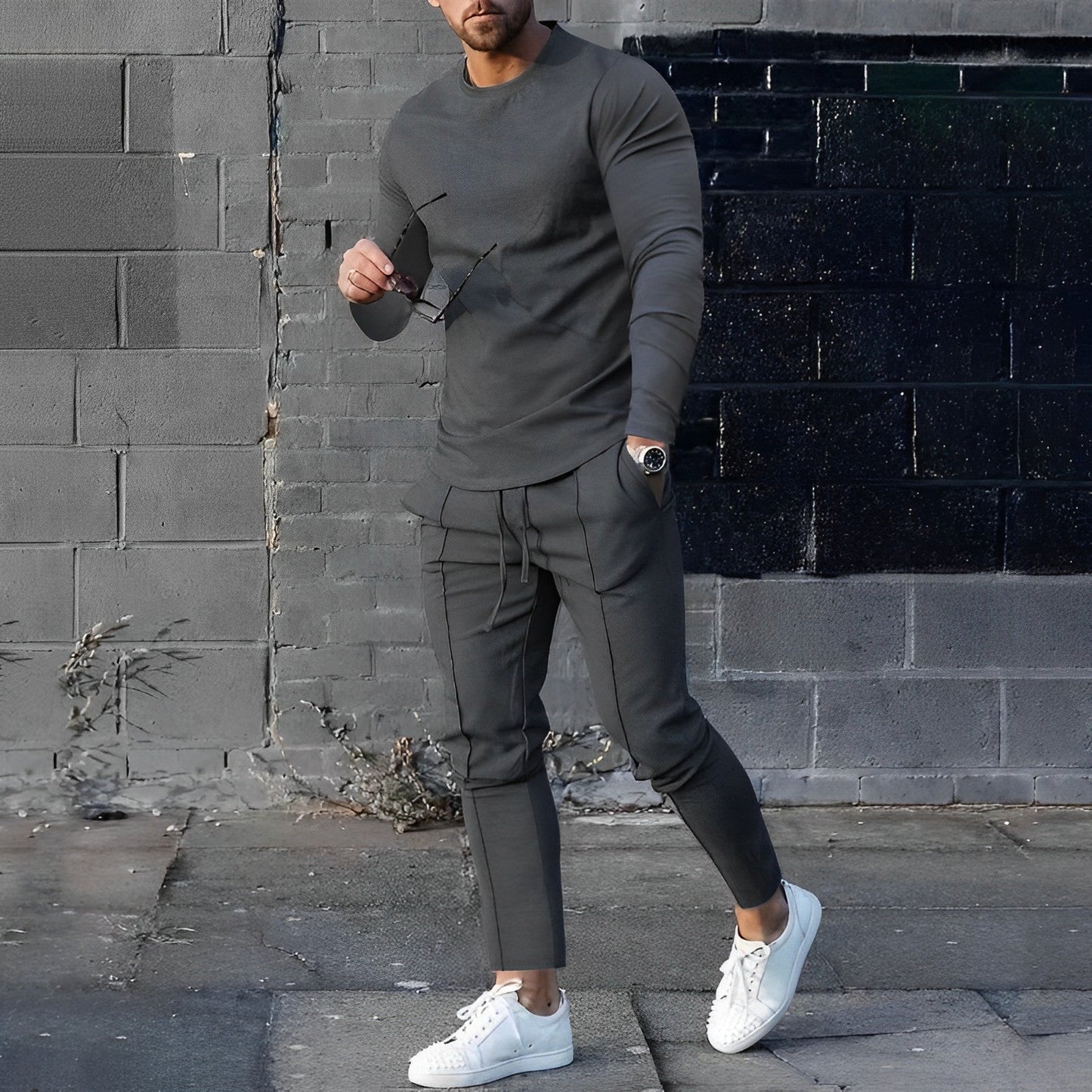 Orlan Men's Essential Set – Lightweight Breathable Outfit with Comfortable Casual Fit
