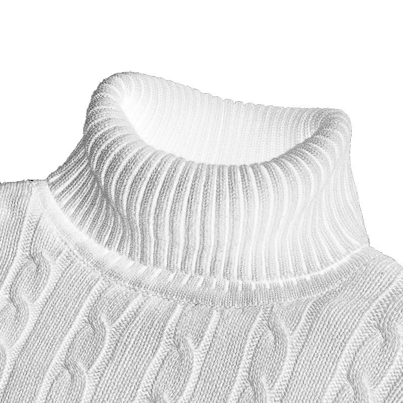 Klaus Men's Turtleneck Sweater – Elegant Comfortable High-End Knitwear