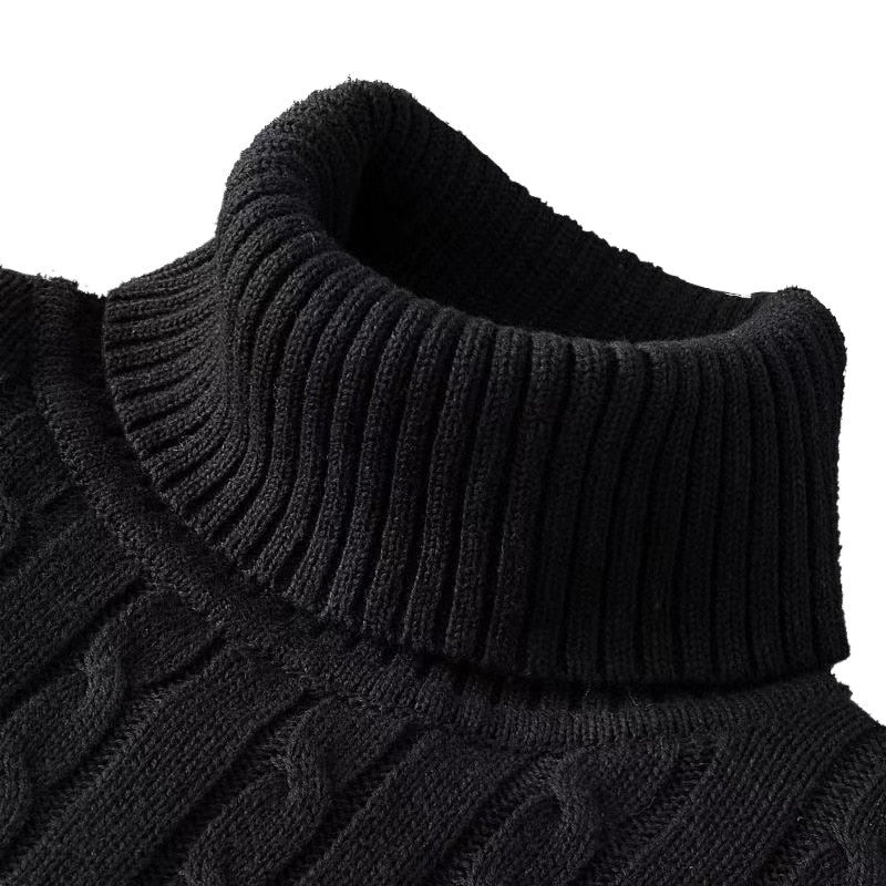Klaus Men's Turtleneck Sweater – Elegant Comfortable High-End Knitwear