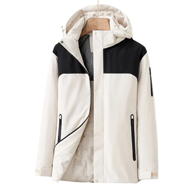 Women's Waterproof Fleece-Lined Winter Coat — Pink