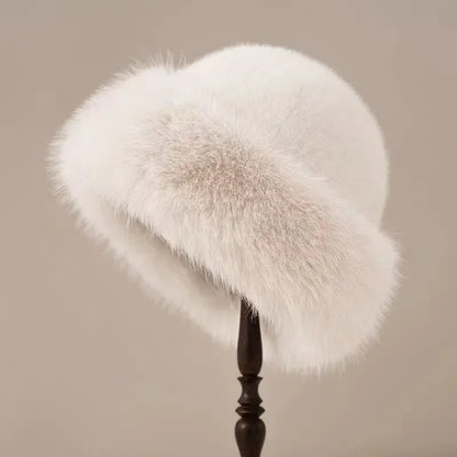 Women's Wool Beret Hat — White