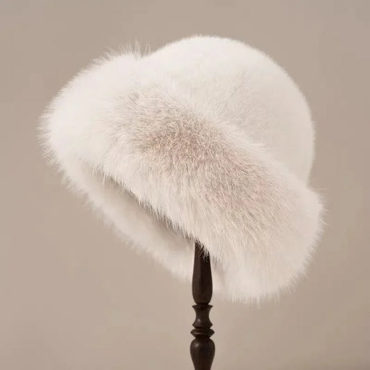 Women's Wool Beret Hat — White