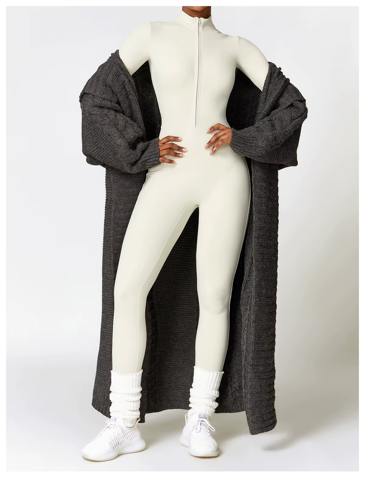 Eya Women's Fleece Winter Jumpsuit