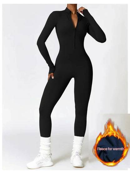 Eya Women's Fleece Winter Jumpsuit
