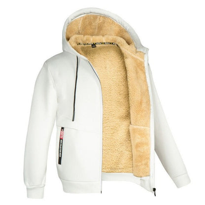 Diego Men's Winter Jacket – Warm Elegant Design with Integrated Hood and Zipper