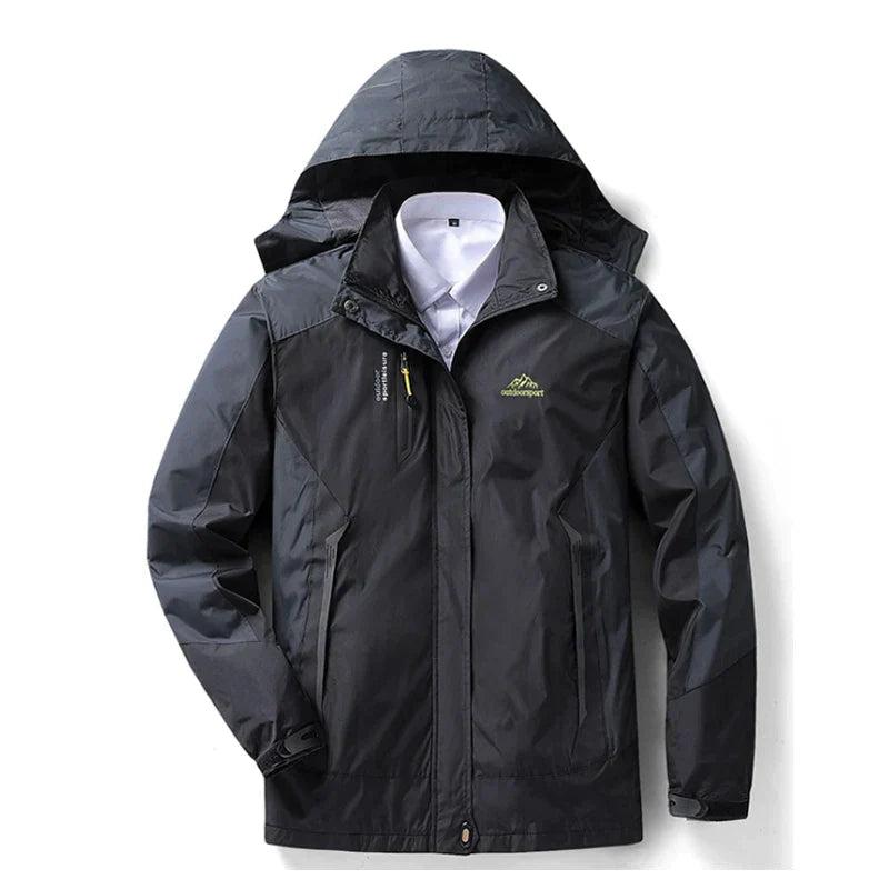 Women's Waterproof Hooded Outdoor Jacket — Beige