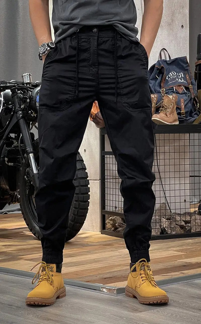 David Men's Stretch Cargo Pants – Comfortable Versatile Spandex Blend