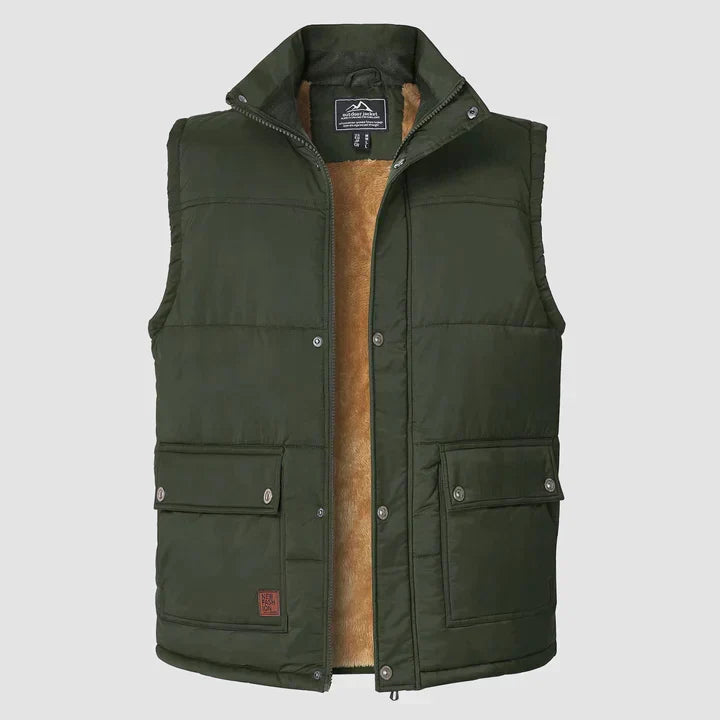 Mark Men's Sleeveless Bodywarmer Vest – Practical Pockets with Daily Comfort
