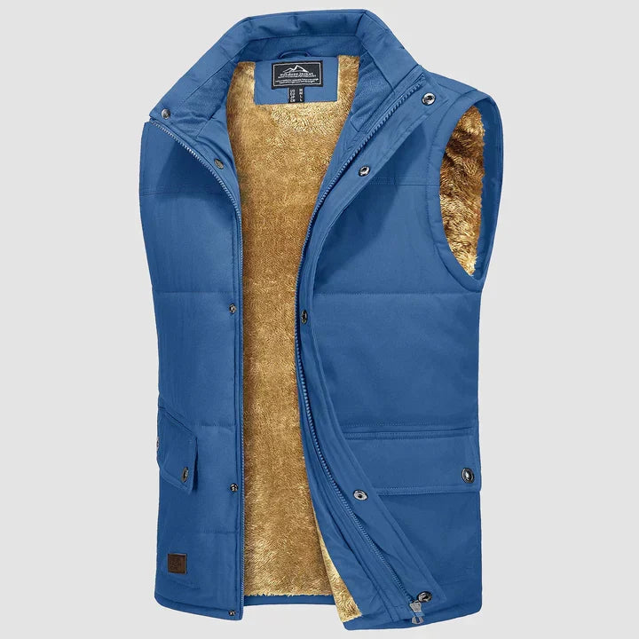 Mark Men's Sleeveless Bodywarmer Vest – Practical Pockets with Daily Comfort