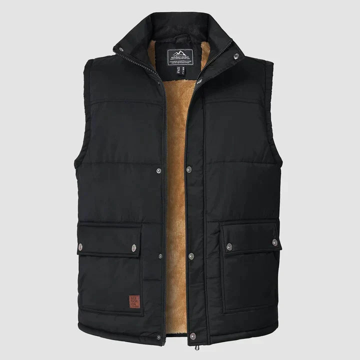 Mark Men's Sleeveless Bodywarmer Vest – Practical Pockets with Daily Comfort