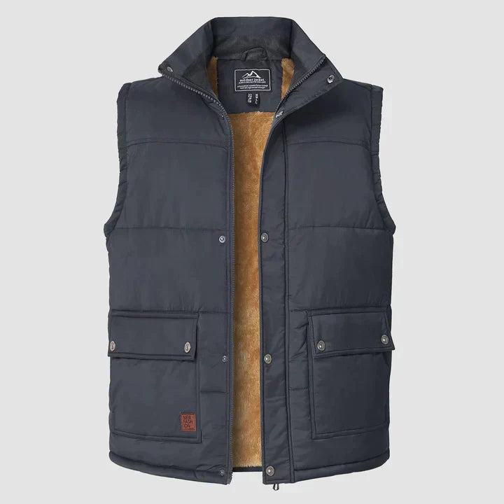 Mark Men's Sleeveless Bodywarmer Vest – Practical Pockets with Daily Comfort
