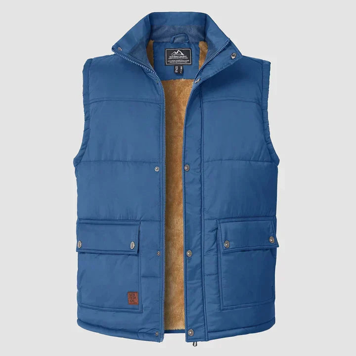 Mark Men's Sleeveless Bodywarmer Vest – Practical Pockets with Daily Comfort