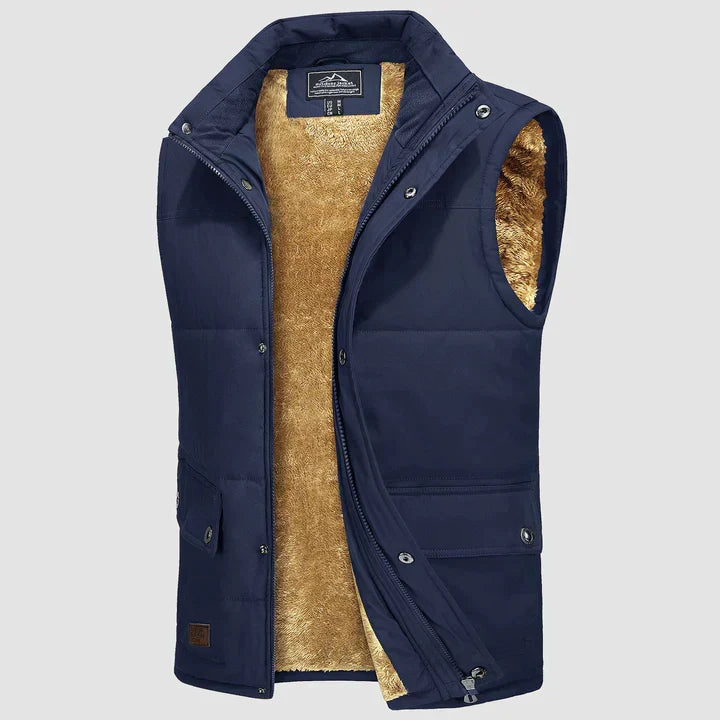 Mark Men's Sleeveless Bodywarmer Vest – Practical Pockets with Daily Comfort