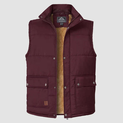 Mark Men's Sleeveless Bodywarmer Vest – Practical Pockets with Daily Comfort