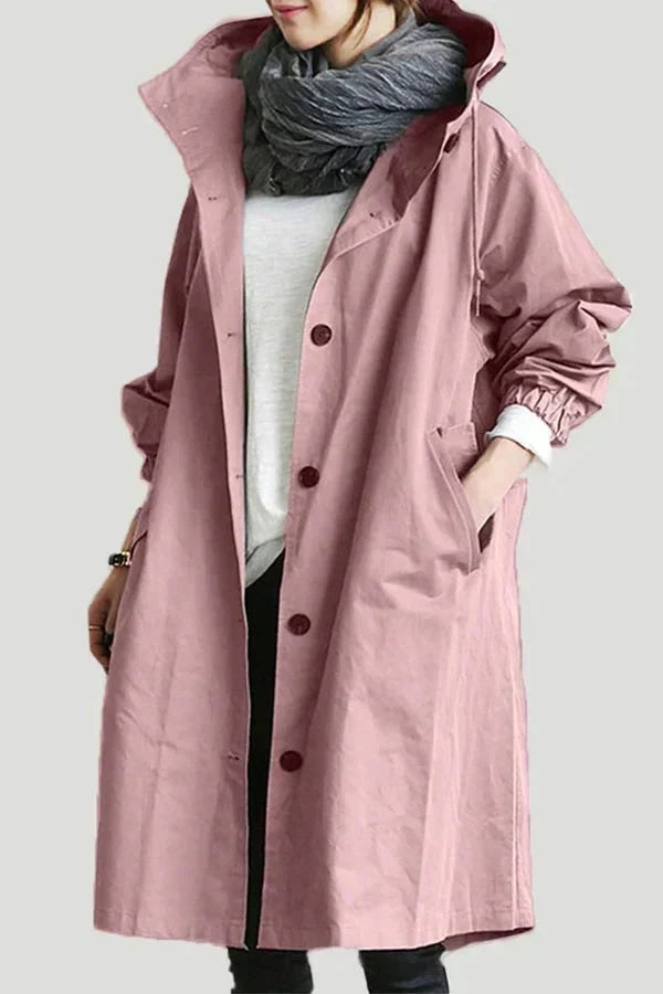 Elizabeth Women's Waterproof Hooded Raincoat