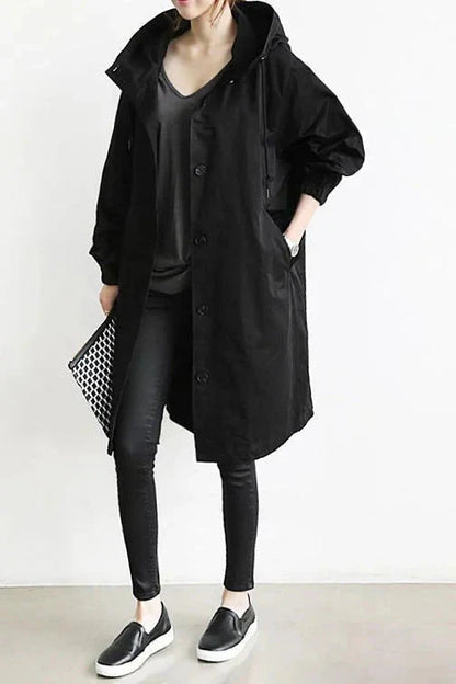 Elizabeth Women's Waterproof Hooded Raincoat