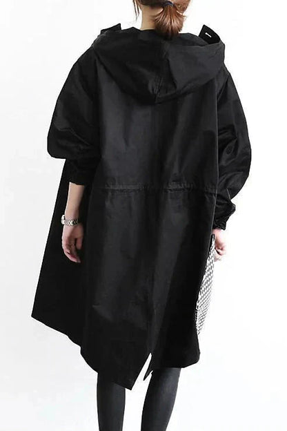 Elizabeth Women's Waterproof Hooded Raincoat