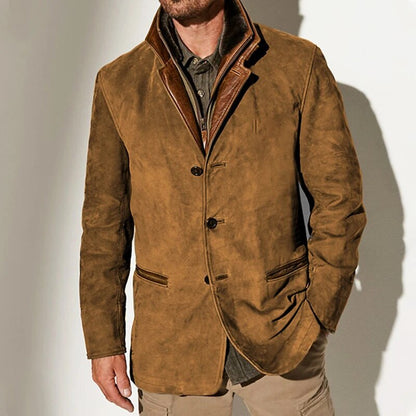 Aaron Men's Vintage Jacket – Classic Elegant Retro Style with Modern Comfort