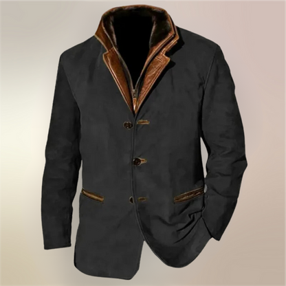 Aaron Men's Vintage Jacket – Classic Elegant Retro Style with Modern Comfort