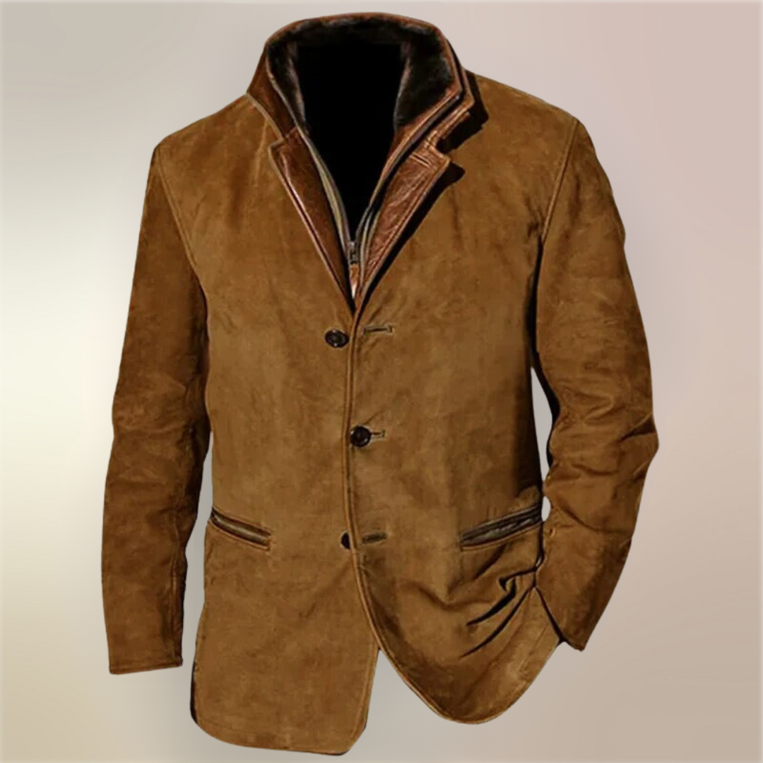 Aaron Men's Vintage Jacket – Classic Elegant Retro Style with Modern Comfort