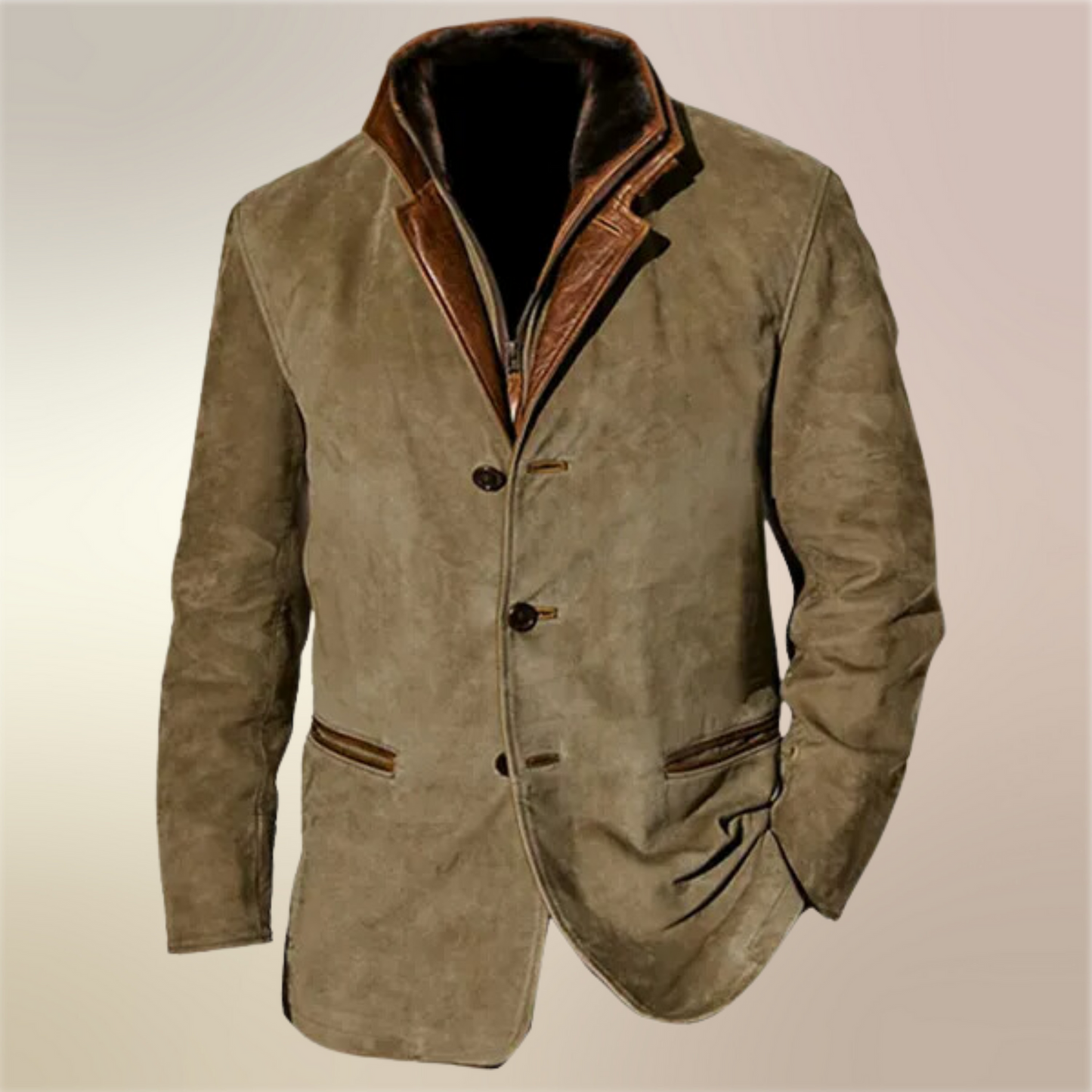 Aaron Men's Vintage Jacket – Classic Elegant Retro Style with Modern Comfort