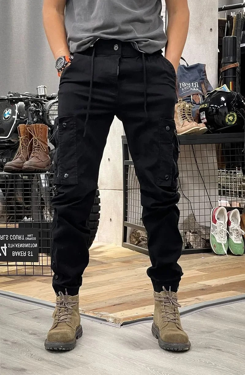 David Men's Stretch Cargo Pants – Comfortable Versatile Spandex Blend