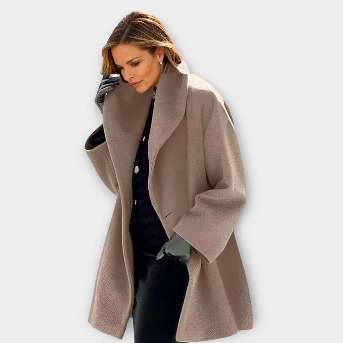 Women's Relaxed Fit Longline Jacket — Blue