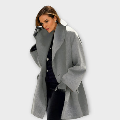 Women's Relaxed Fit Longline Jacket — Blue