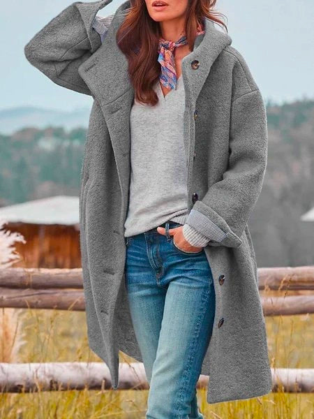 Audrey Women's Soft Wool Coat
