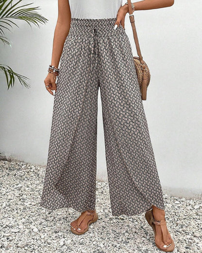 Henriette Women's High Waisted Wide Leg Trousers