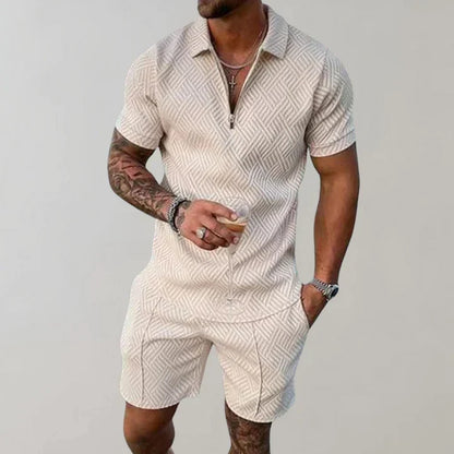 Oliver Men's Summer Set – Breathable Cotton and Linen with Lightweight Elegant Comfort
