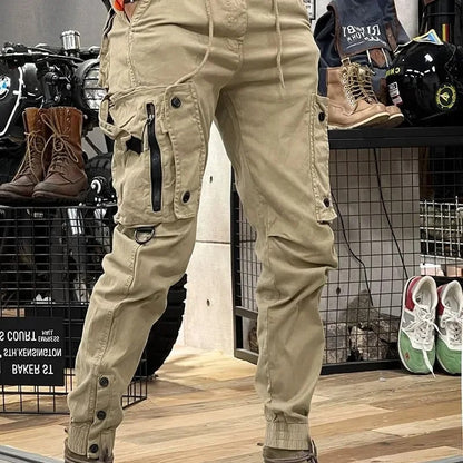 David Men's Stretch Cargo Pants – Comfortable Versatile Spandex Blend