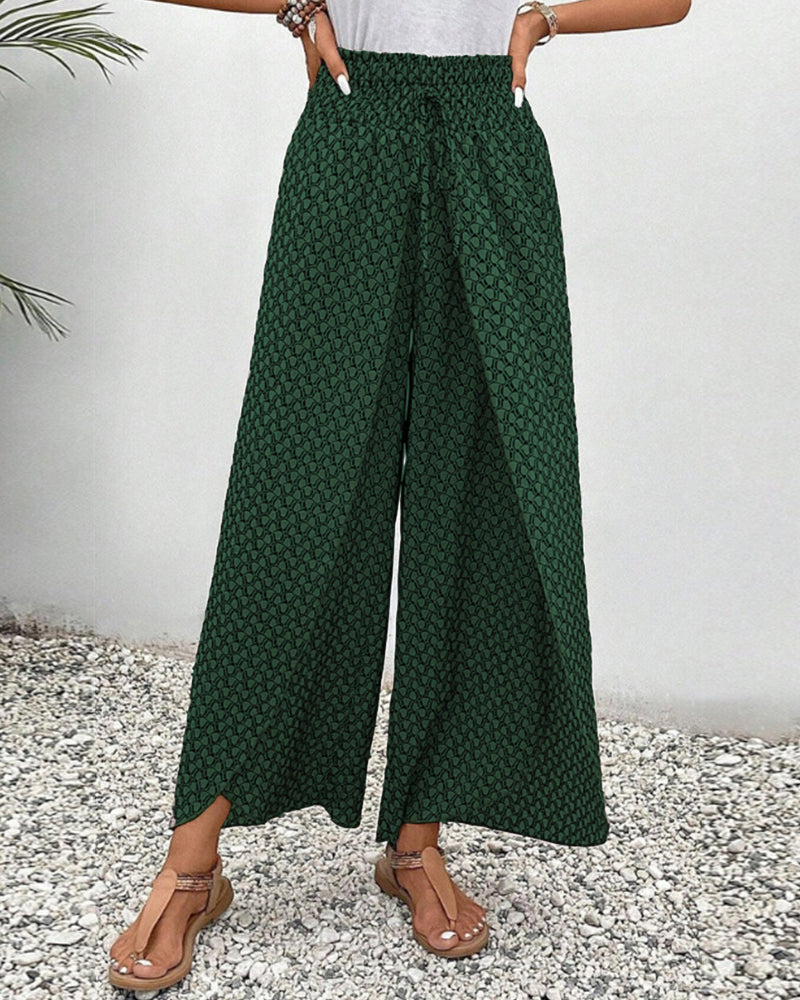Henriette Women's High Waisted Wide Leg Trousers