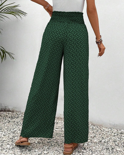 Henriette Women's High Waisted Wide Leg Trousers