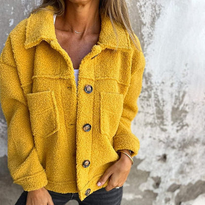 Women's Cozy Lined Winter Jacket — Green