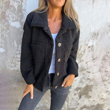 Women's Cozy Lined Winter Jacket — Green