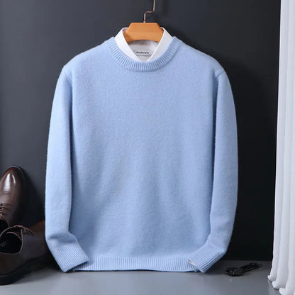 Jasper Men's Cashmere Pullover – Elegant Soft Knit for Autumn and Winter