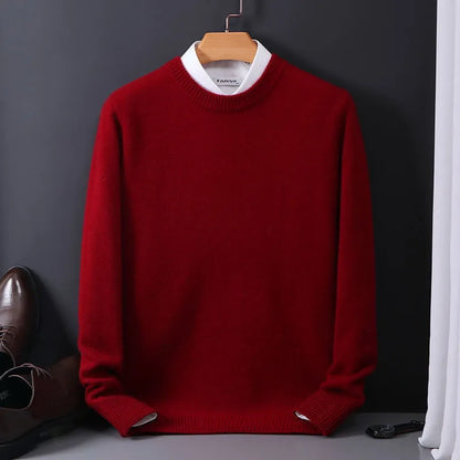 Jasper Men's Cashmere Pullover – Elegant Soft Knit for Autumn and Winter
