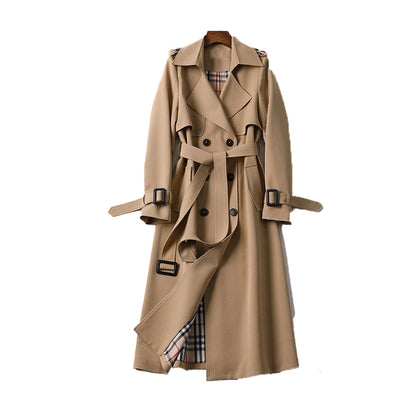 Women's Belted Classic Trench Coat — Beige