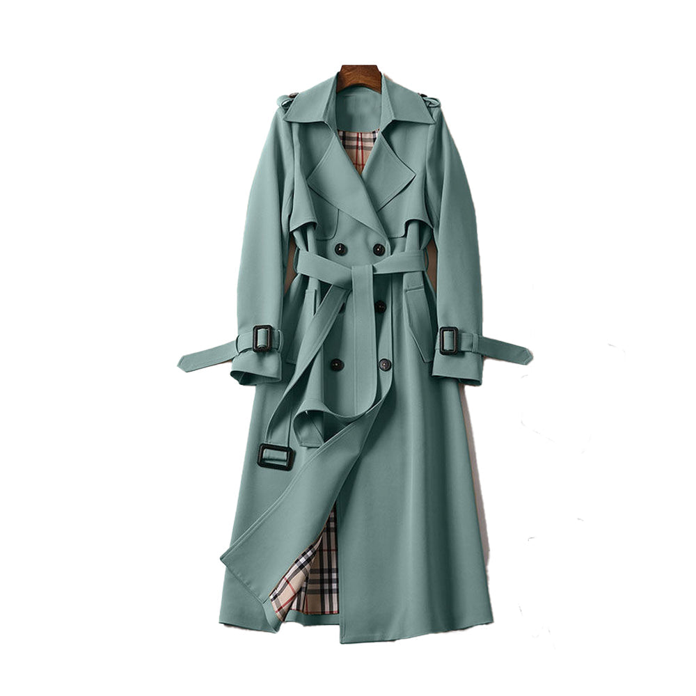 Women's Belted Classic Trench Coat — Beige