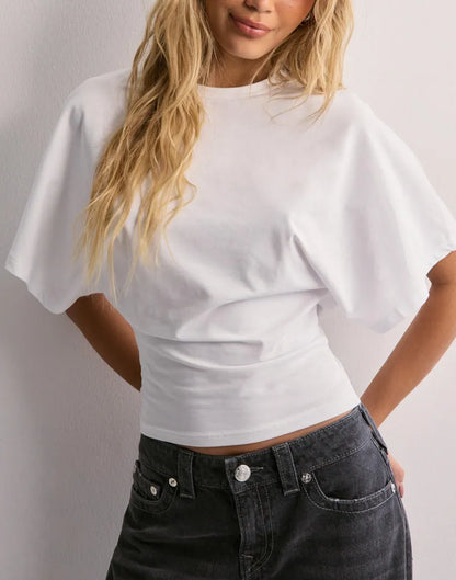 Isabelle Women's Flared Sleeve Fitted T-Shirt