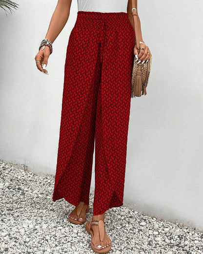 Henriette Women's High Waisted Wide Leg Trousers