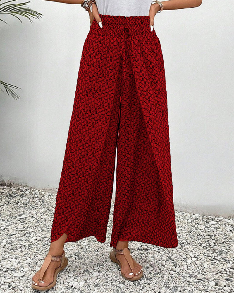Henriette Women's High Waisted Wide Leg Trousers