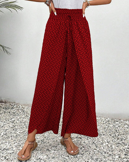 Henriette Women's High Waisted Wide Leg Trousers