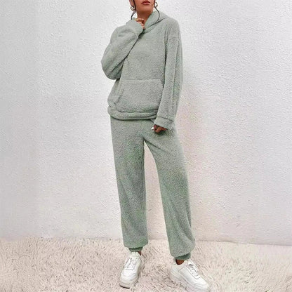 Sloane Women's Fleece Hooded Pajama Set