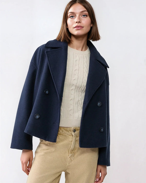 Vanessa Women's Double-Breasted Wool Jacket