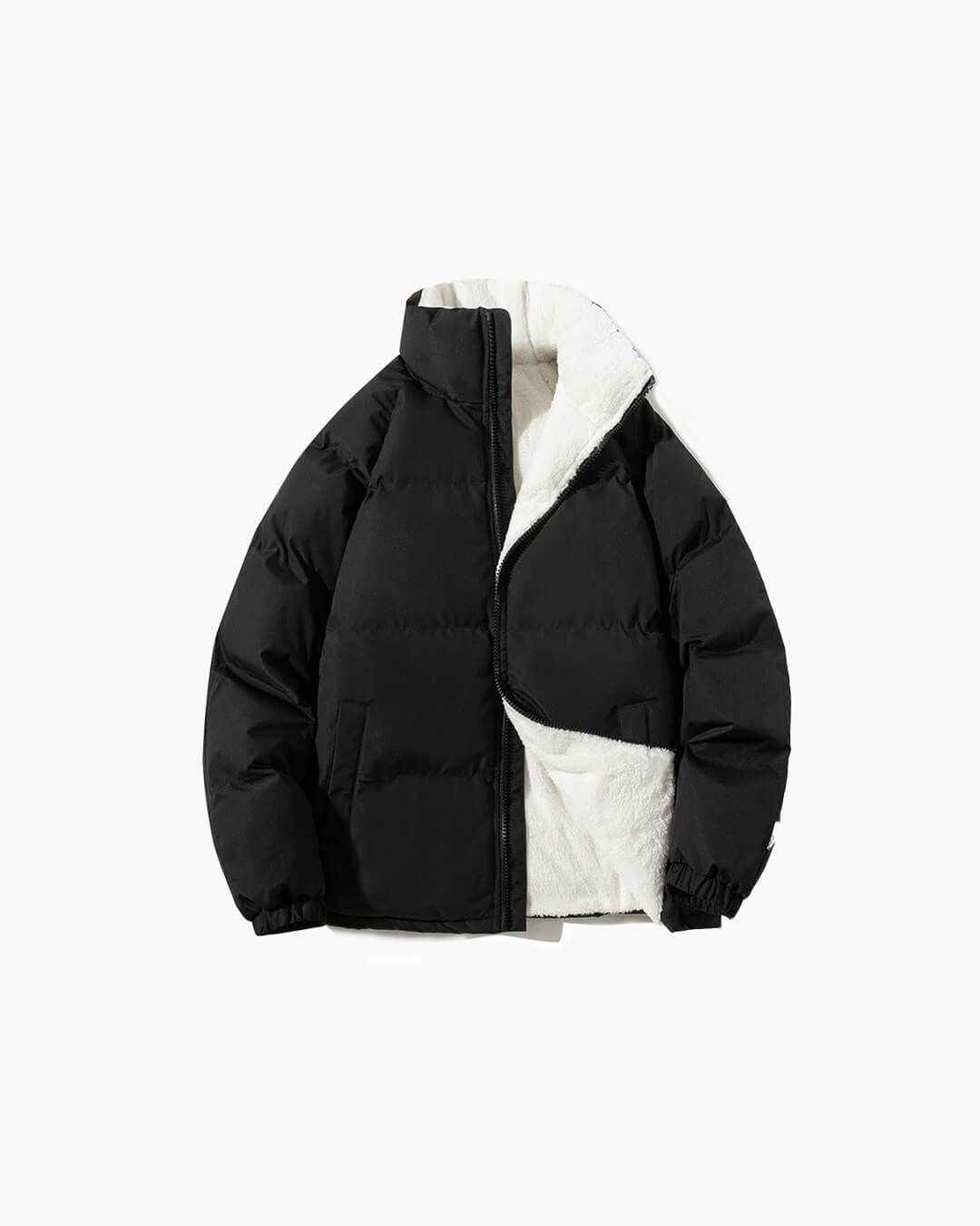 Women's Winter Puffer Jacket — Black